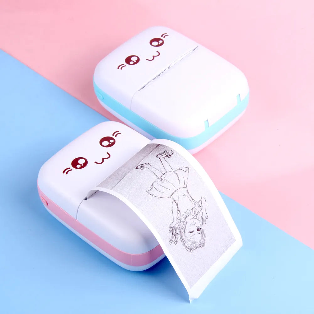 Pocket Inkless Mini Printer - Thermal Portable Bluetooth Wireless Mini Printer