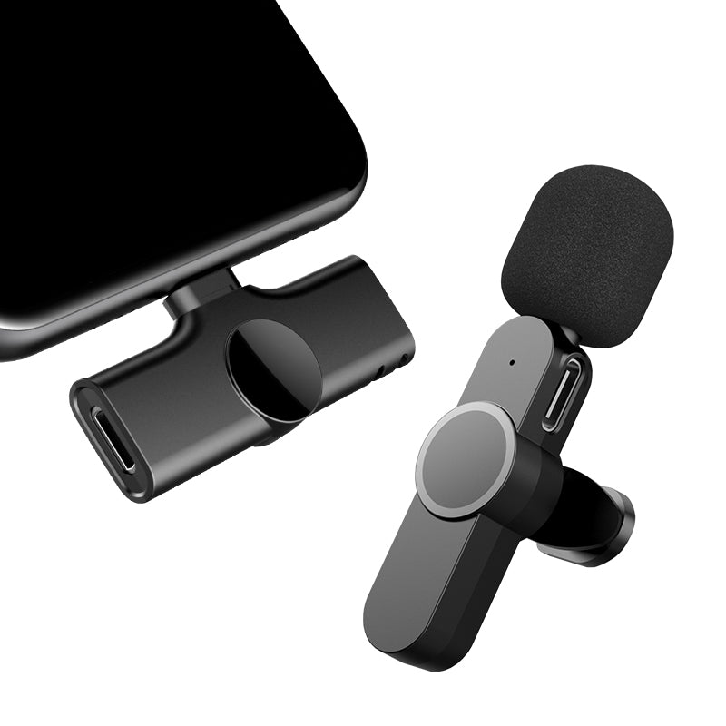 K8 Wireless Lavalier Collar Microphone C-Type & iPhone
